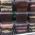 Bolo de pote de chocolate