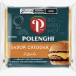 Cheddar fatiado polenghi 144g