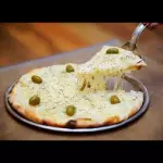 pizza de mozzarrella