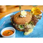 Hambúrguer de carne no pão low carb