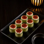 Joes Veg pepino com geleia de morang