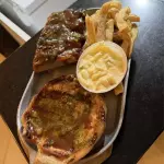 corte mixto con costilla y res/cerdo