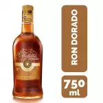 botella de ron medellin dorado 750m