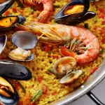Paella sólo de Mariscos