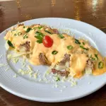 Massa costela e cheddar