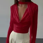 Blusa M roja 0013
