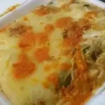 Batata Recheada Bacon com Cheddar
