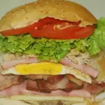 X salada egg  artesanal