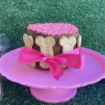 Bolo com bixcoitos