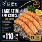 Lagostim sem Cabeça com Casca