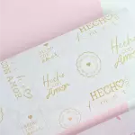 Papel encerado hecho con amor RG013