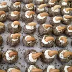 10quibe cru c/ coalhada e castanhas