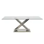 Mesa Delta Vidro 200x100cm