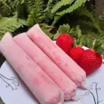 Sacolé de Mousse de Morango