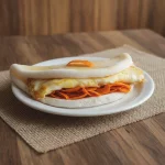 Tapioca tucumã queijo e ovo