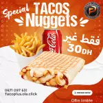 Menu Tacos nuggets