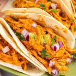 Chicken Tinga tacos x 4 😉