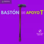 BASTÓN DE APOYO T COLOR BRONCE