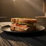 SANDWICH "GRAVLAX" DE SALMÓN