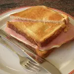Sanduche de  jamon y queso