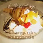 CREPA de ABUNDANCIA (especificar el helado: Fresa, Chocolate, Vainilla, Napolitano en comentario)