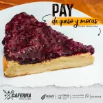 Pay de queso con zarzamoras