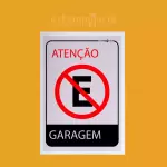 Placa de sinalização