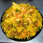 54a.Chao Fan Mixto con Salsa Azafran