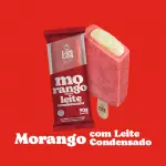 PALETA MORANGO C/ LEITE CONDENSADO