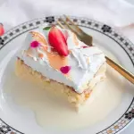 Trozo de torta 3 leches