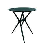 Mesa PP 60cm redonda Negro