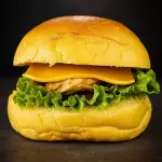 X-Frango com queijo cheddar