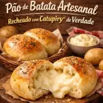 Pão de Batata com Requeijão