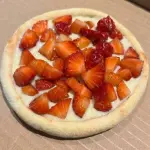 Chocolate branco com morango