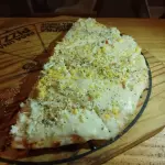 Media (1/2) Pizza huevo, ajo