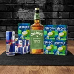COMBO JACK DE MAÇÃ VERDE 1L + REDBUL