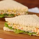 Lanche natural de frango
