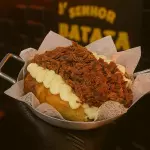 Batata Recheada Costela Desfiada