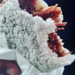 Carne seca com creem cheese