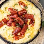 Queso fundido con chistorra