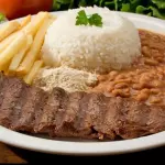 Bife com fritas