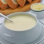 Creme de macaxeira com queijo