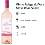 VINHO ADEGA ROSÉ SUAVE - 750ML