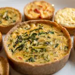 Quiche ricota com espinafre 2UN.