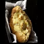 pão de alho com calabresa
