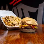 Hamburguesa doble + Guarnición