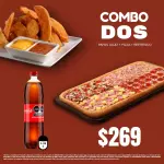 COMBO DOS - PIZZA + PAPAS + REFRESCO