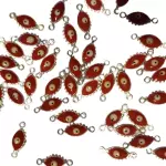 Conectores de ojos turcos rojo