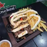 File Mignon, Catupiry, Alho e Fritas