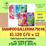 SHAMPOO BALLERINA  750ML $1120 X 12